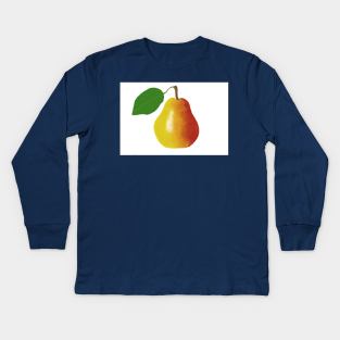 Juicy Ripe Pear Kids Long Sleeve T-Shirt